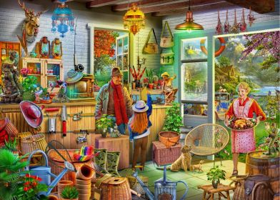 Fishing Shed Jigsaw Puzzles 1000 Piece