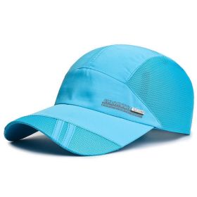 Breathable Sun Protection Baseball Cap for Men's Outdoor Fishing - Spring/Summer (Color: Sky Blue)