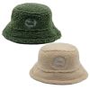 Cute Sherpa Bucket Hat Women Warm Plush Furry Fleece Fisherman Bucket Hat Chunky Fishing Cap 2 Pack