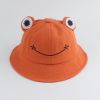 Parent-Kid Frog Bucket Hat Panama Fishing Hat Cartoon Cute Hats For Women Men Bob Chapeau Outdoor Sun Fisherman Caps