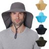 Fishing Sun Hat UV Protection Neck Cover Sun Protect Cap Wide Brim Neck Flap Fishing Cap For Travel Camping Hiking Boating