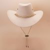 Western Cowboy Hat Vintage Jazz Hat Outdoor Fishing Cowgirl Sun Hat Wide Brim Summer Sunscreen Travel Beach Hat