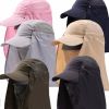 1pc Unisex Sun Shadow; Outdoor Mountaineering Sun Visor; Fisherman Hat; Fishing Cap; Fast Drying Cap